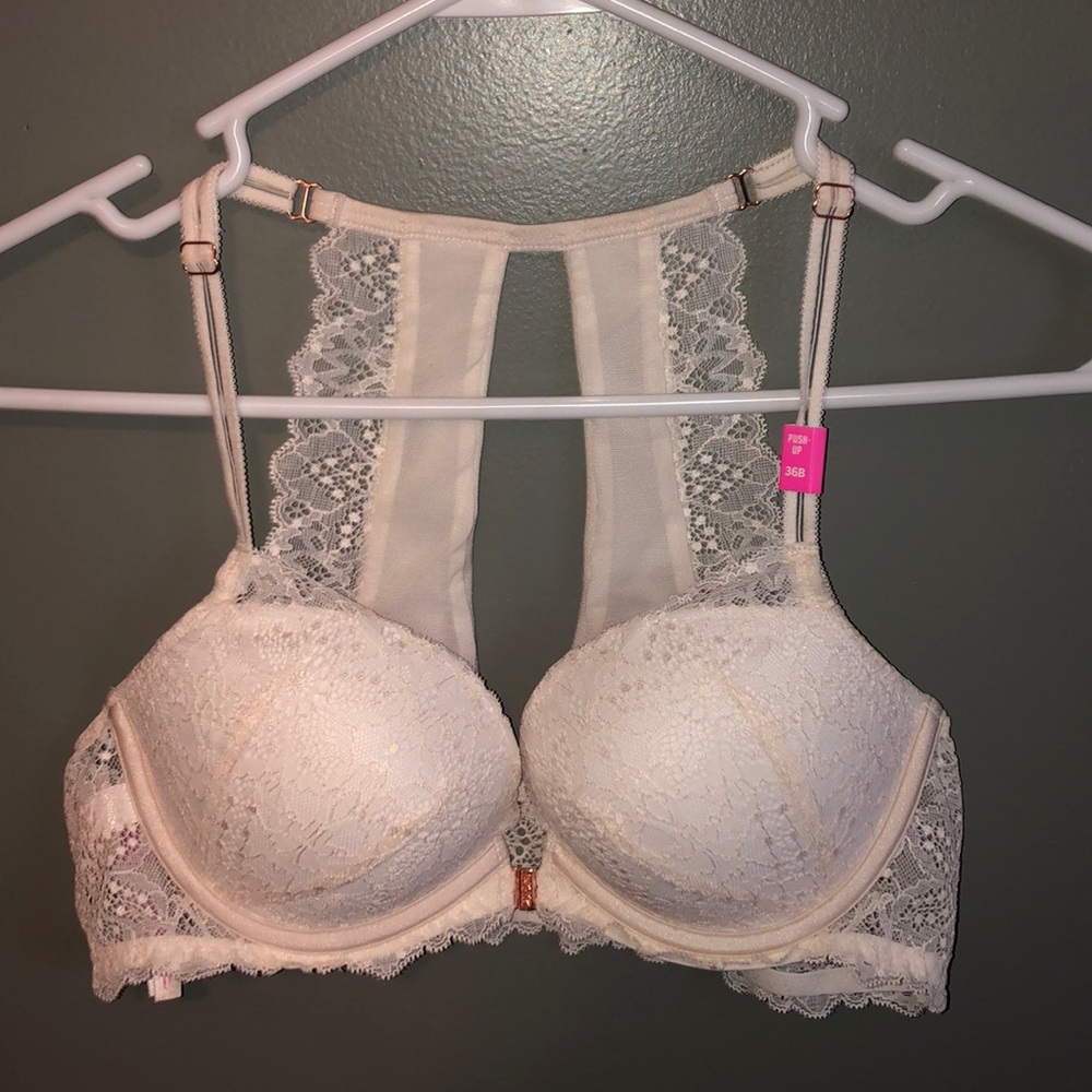 NWT PINK VS push up bra